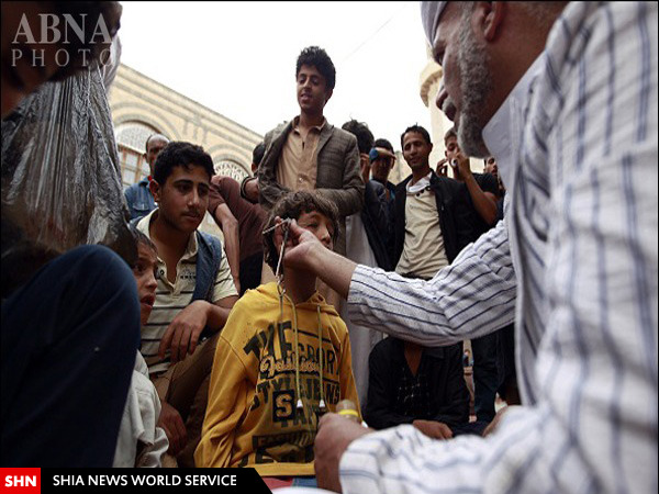 عمل به سنت پیامبر زیر بمباران سعودی‌ها / تصاویر
