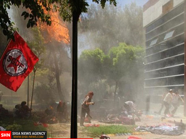 تصاویر دیده نشده از حادثه تروریستی ترکیه (18+)