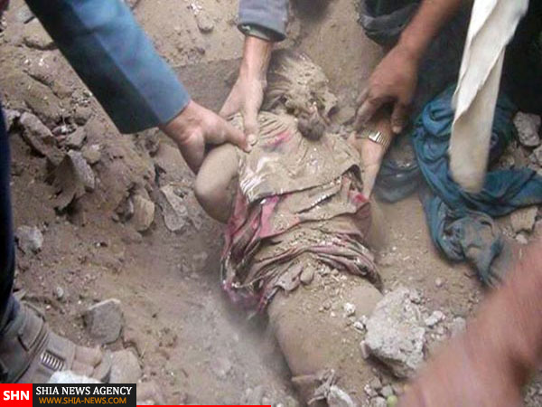 تصاویر آخرین جنایت عربستان در یمن