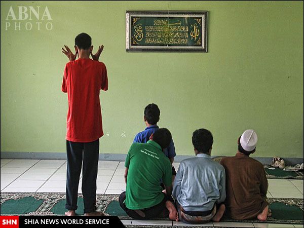 تصاویر قرآن‌خوانی مسلمانان نابینای اندونزی در ماه رمضان