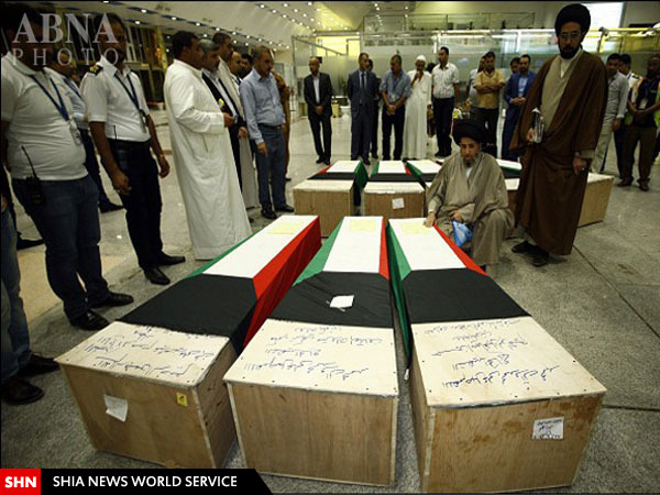 وداع غمبار شیعیان کویت با شهدای مسجد امام صادق(ع) + تصاویر