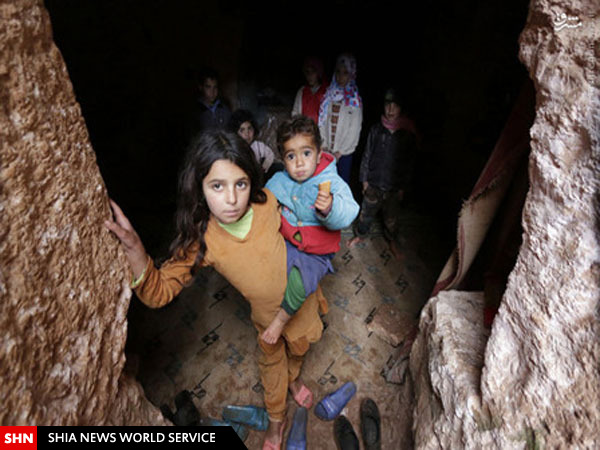 غارنشینی مردم سوریه از بیم حملات