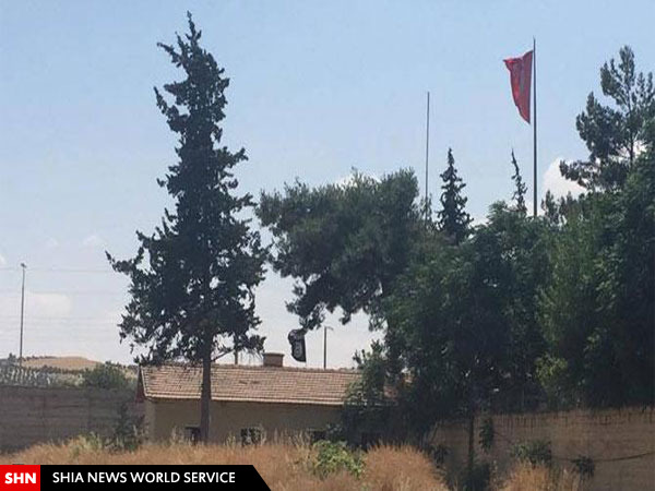 فاصله 30 متری ترکیه و داعش + تصویر