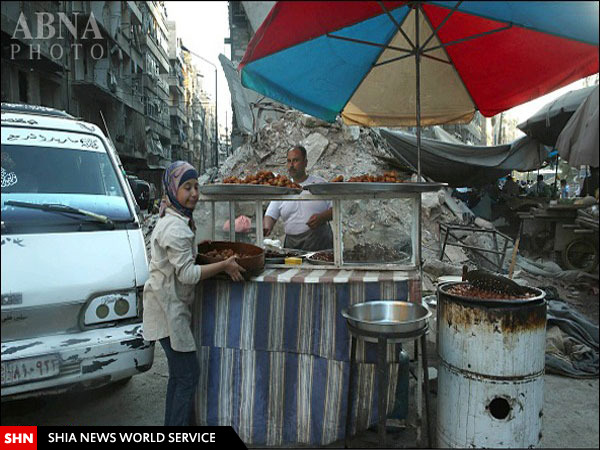 تصاویر شهر بحران زده حلب در ماه مبارک رمضان