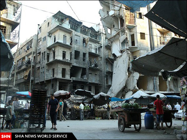 تصاویر شهر بحران زده حلب در ماه مبارک رمضان