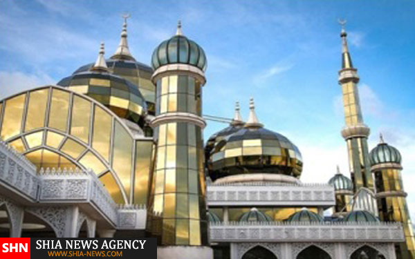 تصاویری زیبا از مسجد کریستالی در مالزی
