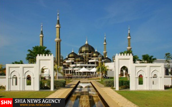 تصاویری زیبا از مسجد کریستالی در مالزی