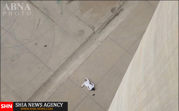 پرتاب یک جوان عراقی از بالای ساختمان به دست داعش + تصاویر