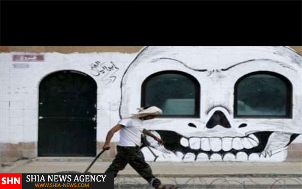 نقاشی یمنی‌ها روی دیوار سفارت عربستان در صنعا +تصاویر