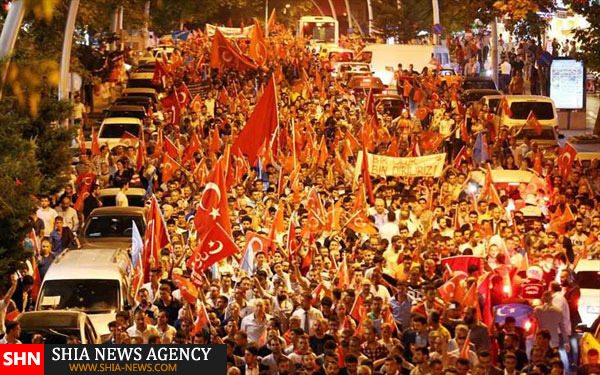 تظاهرات مردم ترکیه علیه حملات تروریستی