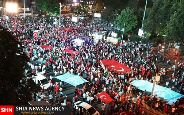 تظاهرات مردم ترکیه علیه حملات تروریستی