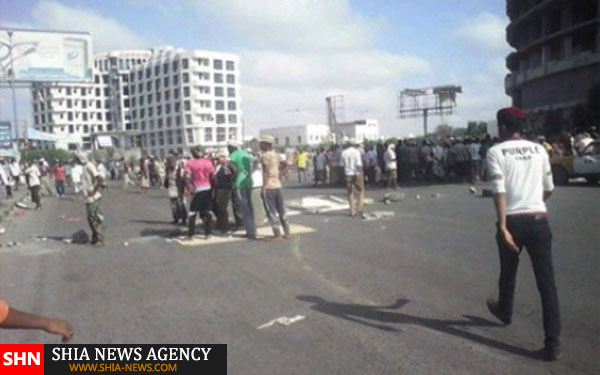 اعتصاب مزدوران عربستانی در عدن+تصویر