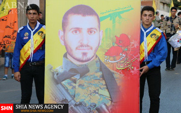 تشییع شهید کربلایی حزب الله در جنوب لبنان + تصاویر
