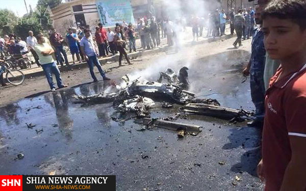 انفجار تروریستی در محله الزهراء حمص + تصاویر
