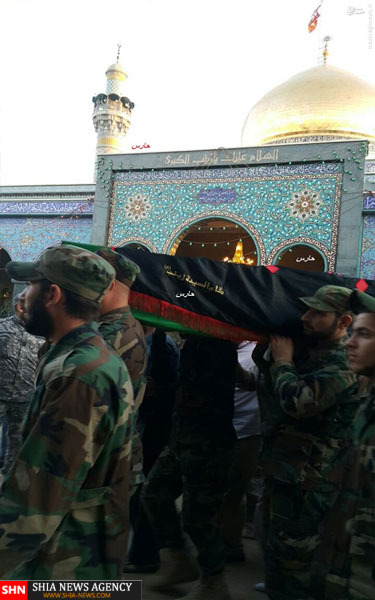 آخرین وداع سردار همدانی با حضرت زینب(س) +تصاویر