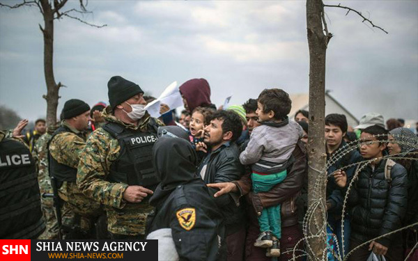 تصاویر هجوم آوارگان مهاجر به مرزهای غرب اروپا