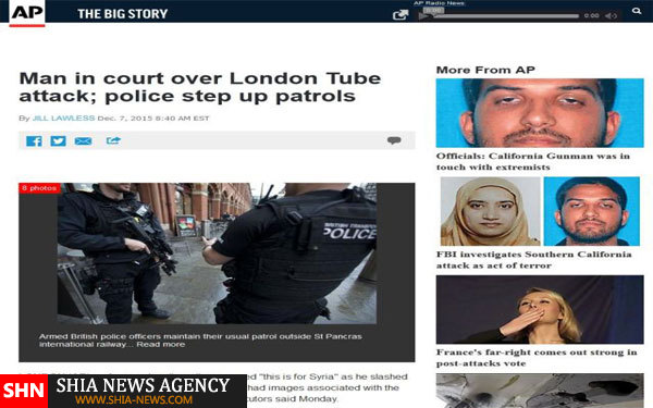 ارتباط مهاجم متروی لندن با داعش ثابت شد