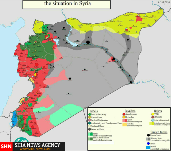 جدیدترین تحولات میدانی سوریه و عراق + نقشه