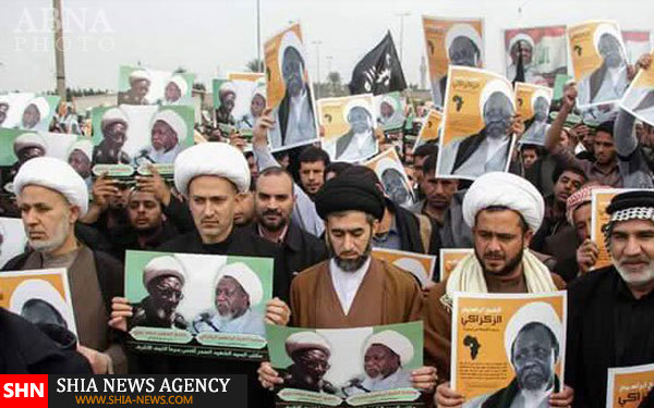 مردم و روحانیت عراق در حمایت از شیعیان نیجریه راهپیمایی کردند+ تصویر