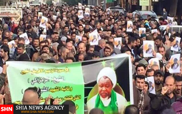 مردم و روحانیت عراق در حمایت از شیعیان نیجریه راهپیمایی کردند+ تصویر
