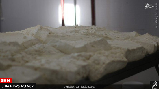 عکس کارخانه لبنیات داعش