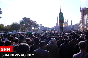 گزارش تصویری از تشییع هفت شهید مدافع حرم در قم