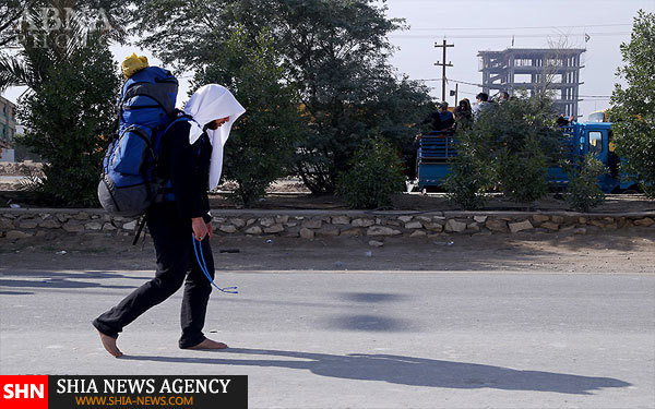تصاویر حال و هوای این روزهای پیاده‌روی نجف به کربلا