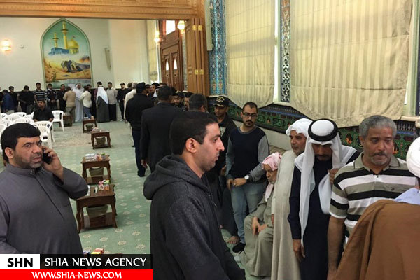 تصاویر حضور گسترده مردم در مراسم ترحیم ۳ جوان شهید بحرین