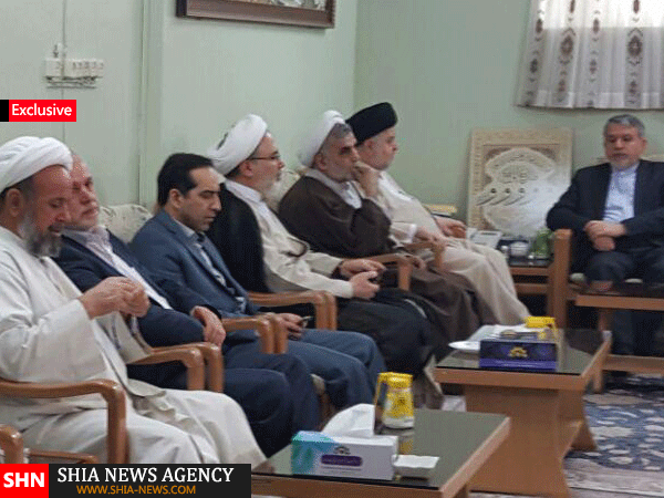 گزارش تصویری از دیدار وزیر ارشاد با نماینده آیت الله سیستانی