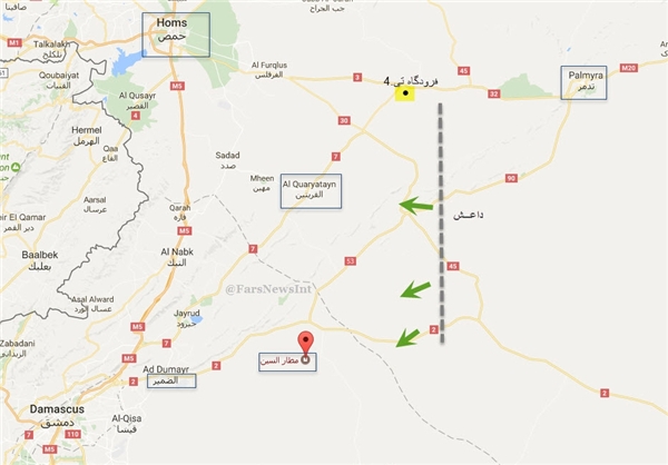 لشگرکشی داعش برای حمله به دو فرودگاه در ریف دمشق