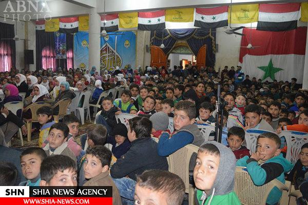 جشن کودکان شیعه سوری در سالگرد شکست محاصره
