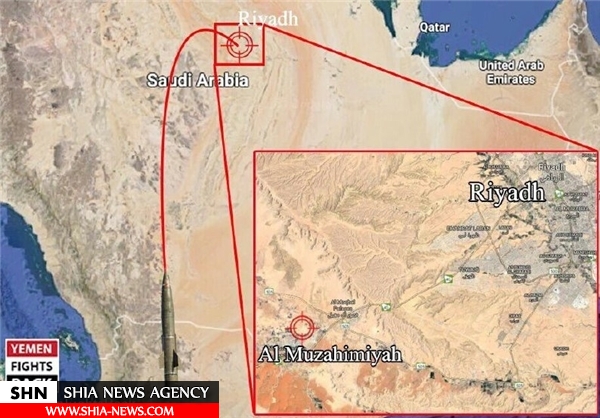 اصابت یک موشک بالستیک یمنی به نزدیکی ریاض