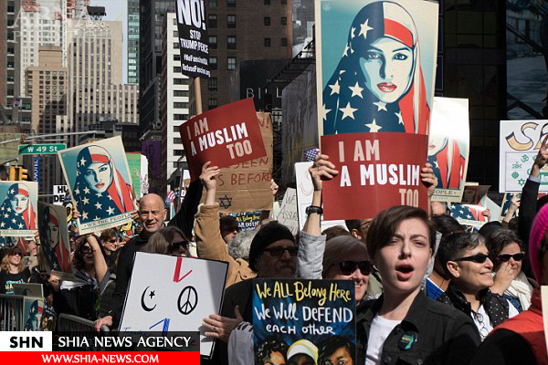 فریاد نیویورکی‌ها: من هم مسلمان هستم+ تصاویر