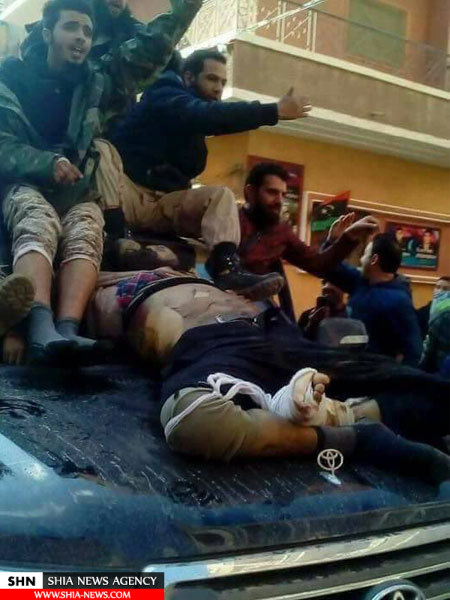 نیروهای حفتر جسد فرمانده شورای انقلابیون بنغازی را از قبر درآوردند + تصاویر