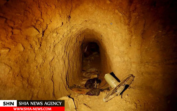 تصاویر رویترز از تونل های داعش در عراق