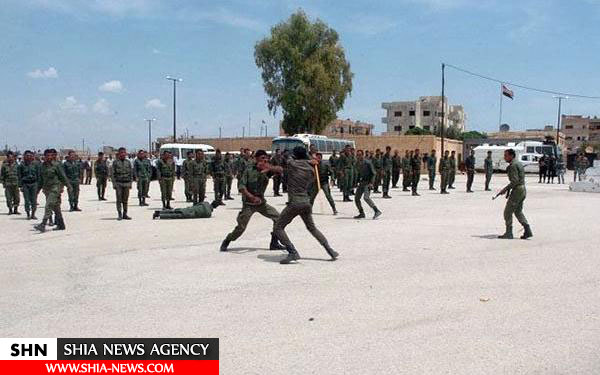 تصاویر پیوستن مبارزان به ارتش سوریه در حسکه
