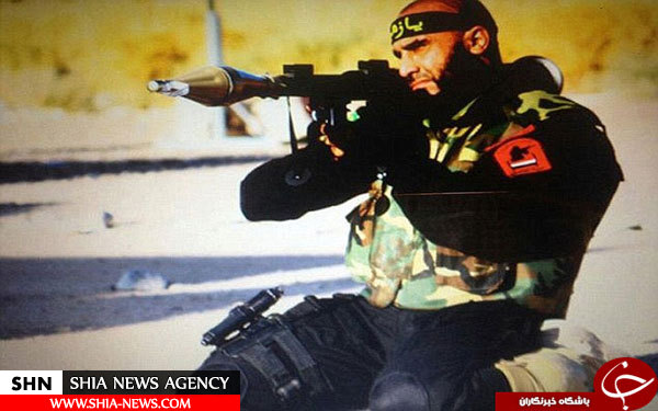 ابوعزرائیل کابوس داعش در خط مقدم فلوجه + تصاویر