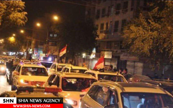 تصاویر جشن آزادی فلوجه در بغداد