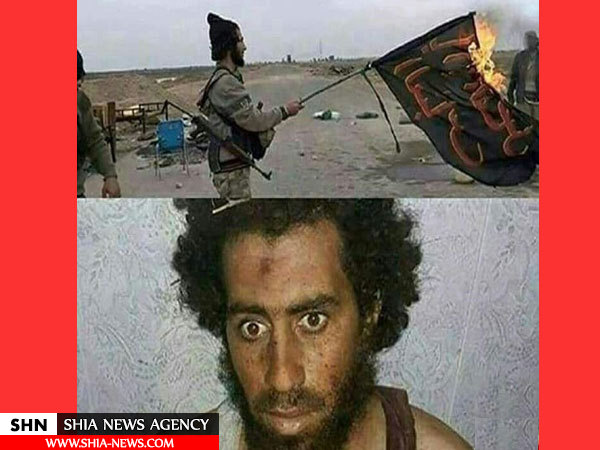 دستگیری داعشی که پرچم حضرت ابوالفضل العباس(ع) را آتش زده بود+ تصویر