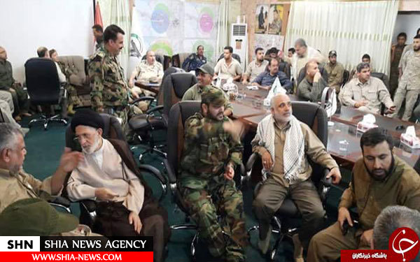حضور سردار سلیمانی در اتاق عملیات بازپس گیری فلوجه + تصاویر