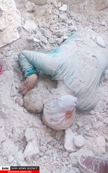 شهادت مادر و نوزادش در آغوش هم+ تصویر