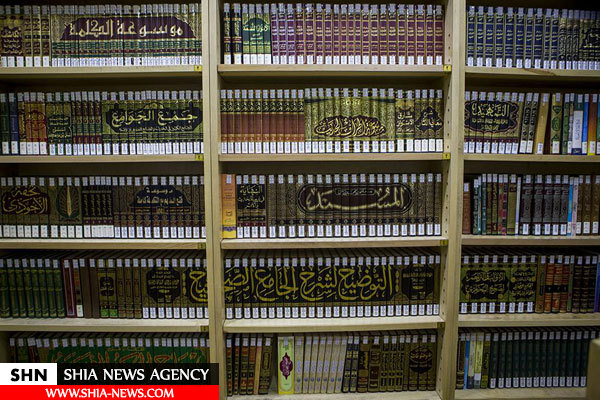 کتابخانه حرم حضرت عباس(ع)در کربلا + تصاویر