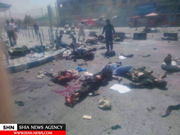 حمله انتحاری به تظاهرکنندگان شیعه در کابل + تصاویر