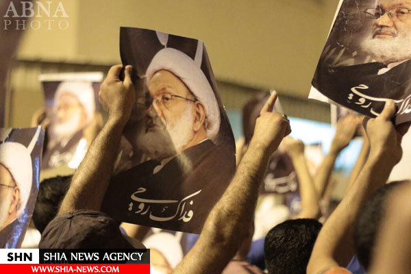 هفتادوهفتمین روز تحصن شیعیان بحرین مقابل منزل شیخ عیسی قاسم + تصاویر