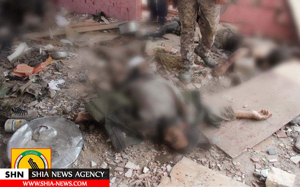 تصاویر بلایی که ارتش عراق در الخالدیه بر سر داعشی‌ها آورد