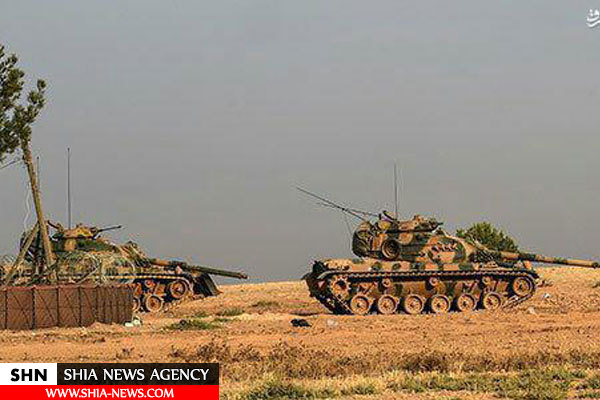ارسال کاروان های جدید زرهی ارتش ترکیه به سوریه+ تصاویر