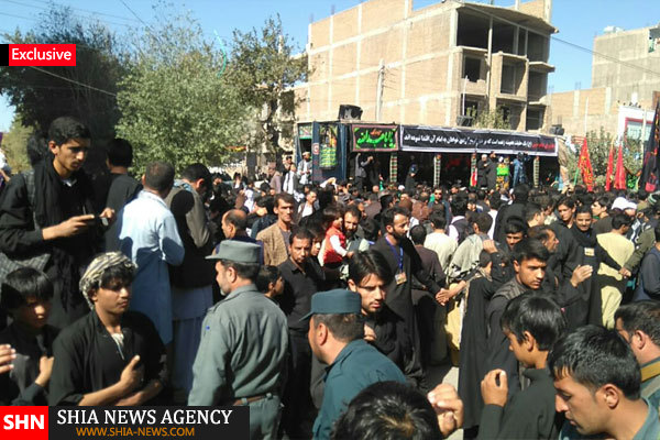 گزارش تصویری از برگزاری مراسم عزاداری حسینی در هرات - افغانستان
