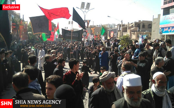 گزارش تصویری از برگزاری مراسم عزاداری حسینی در هرات - افغانستان