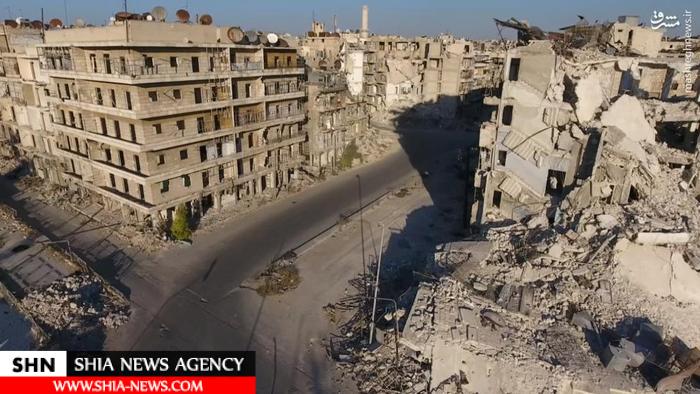 تصاویر پهپاد رویترز از ویرانی‌های حلب