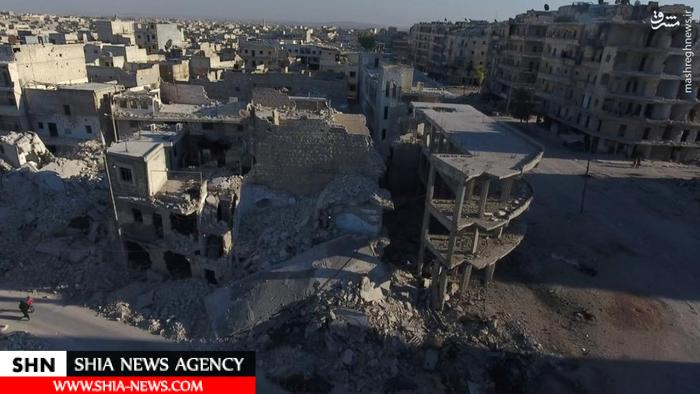 تصاویر پهپاد رویترز از ویرانی‌های حلب